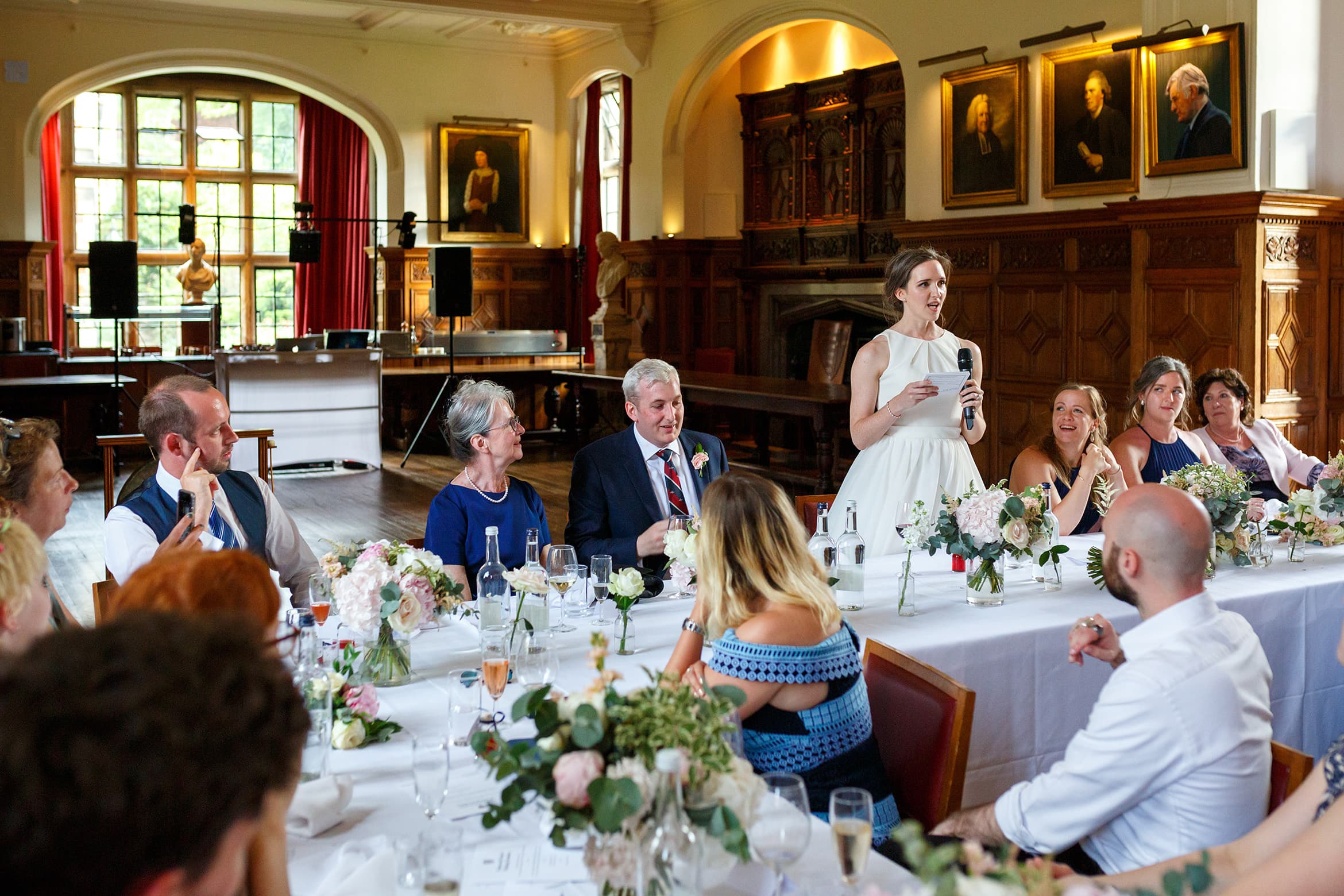 the brides speech in pembroke college