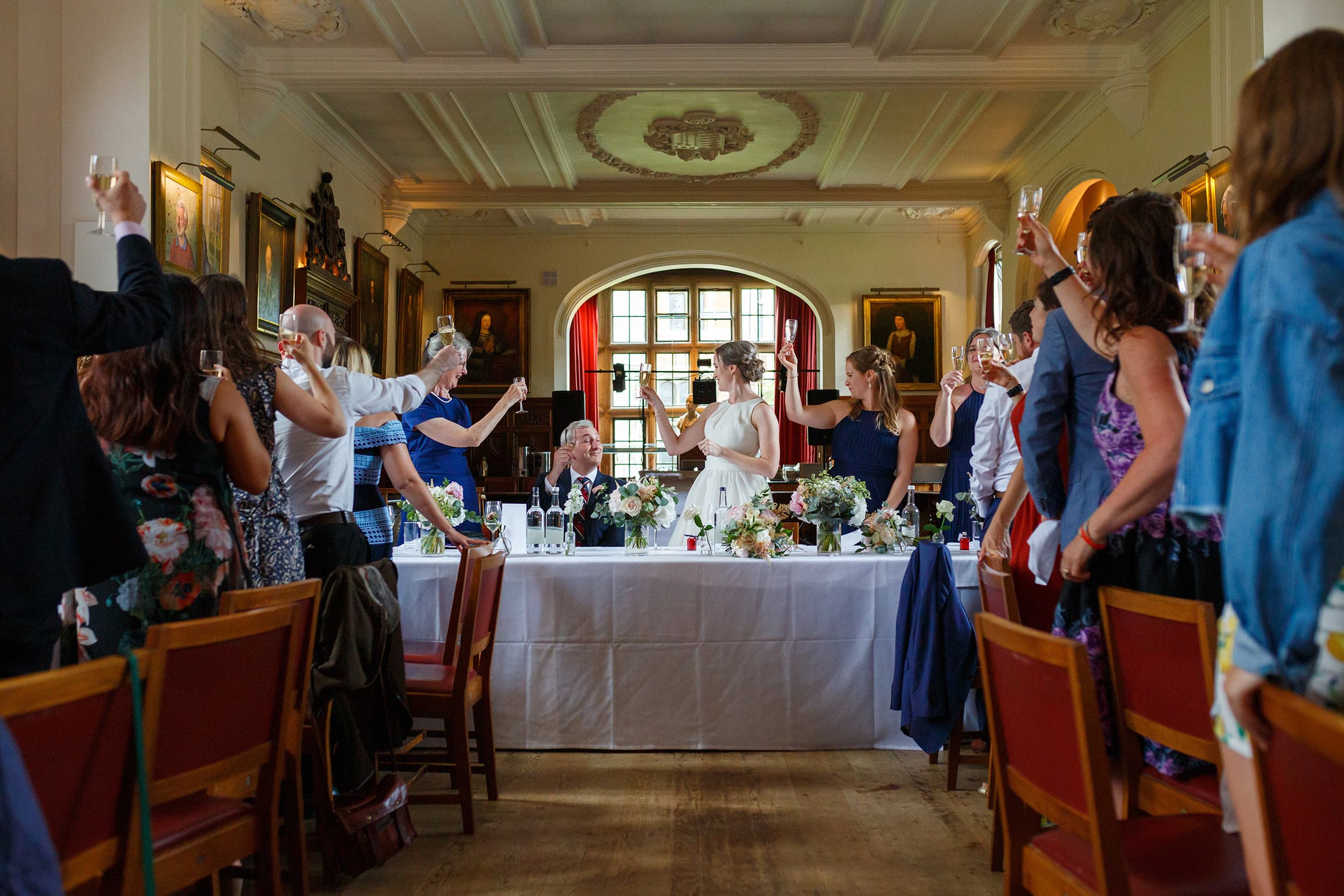 a toast to the groom