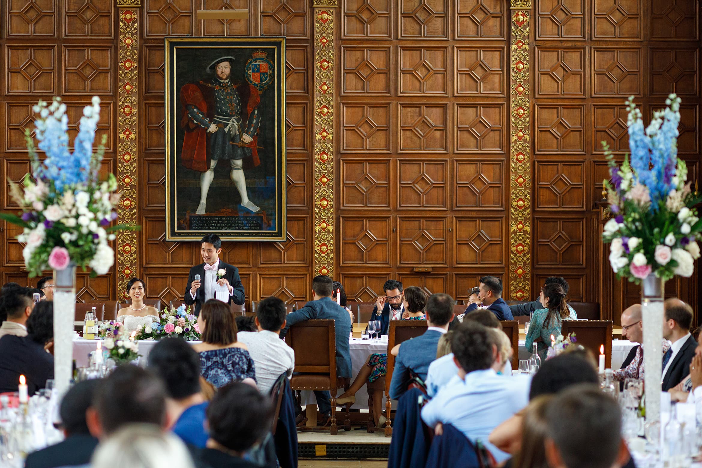speeches at a trinity college wedding