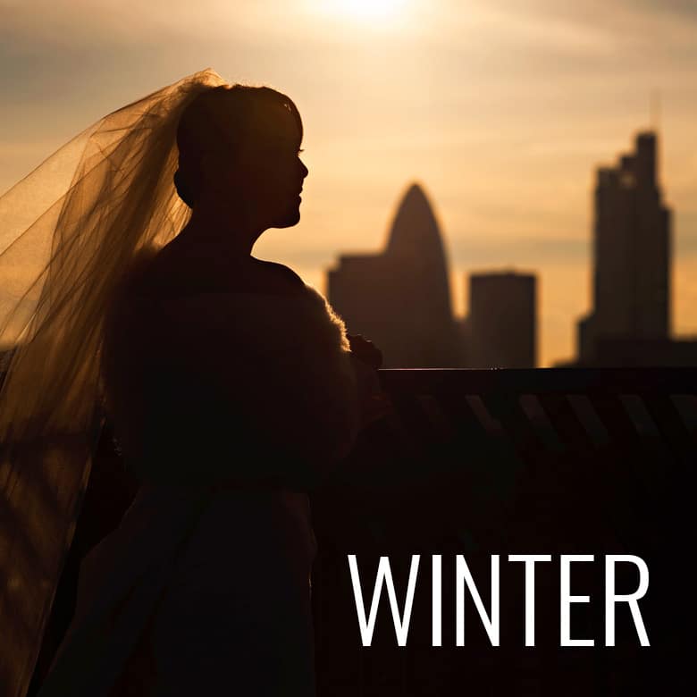 winter wedding photography